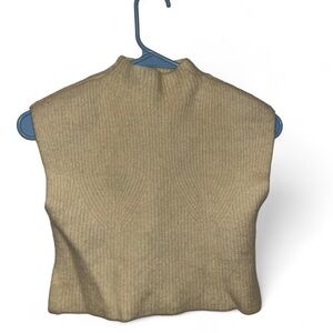 Maeve Beige Cowl Neck Sweater